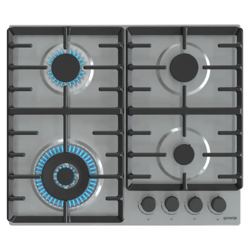 GORENJE BI GAS HOB 60CM STEEL GW642ABX