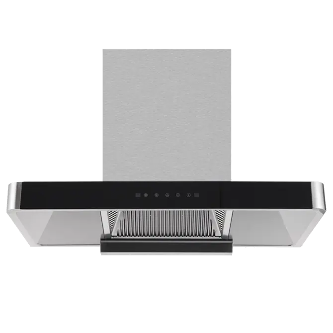 PLUS BI CHIMNEY 90 CM STEEL 2400m3/h PL0014 ONLY 1 PLATE COVER MADE IN CHINA ( 1 YEAR WARRANTY )