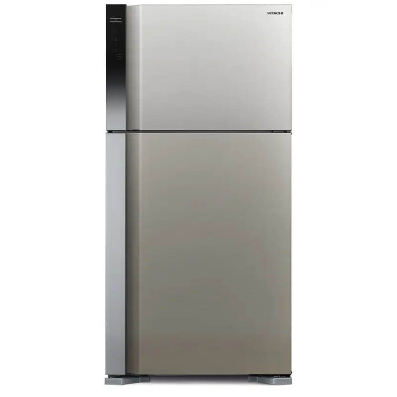 HITACHI REFRIGERATOR 760 LTR SILVER COLOR R-V760PK7K1BSL MADE IN THAILAND ( 1 YEAR FULL WARRANTY + 10 YEARS COMPRESSOR WARRANTY )