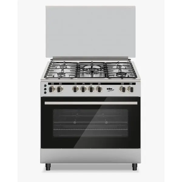 ZEN GAS COOKER 90 X 60 FULL SAFTY & FAN STEEL ZSO90X60-FCS MADE IN TURKEY ( 1 YEAR FULL WARRANTY )
