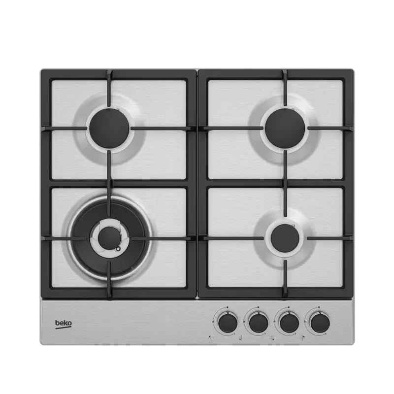BEKO BI GAS HOB 60CM HIAW 64225 SXL MADE IN TURKEY ( 1 YEAR FULL WARRANTY )