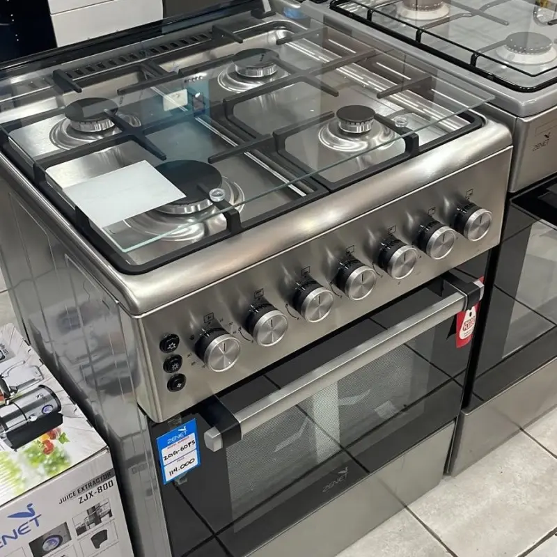 ZENET GAS COOKER 60X60CM ZGG-60FS