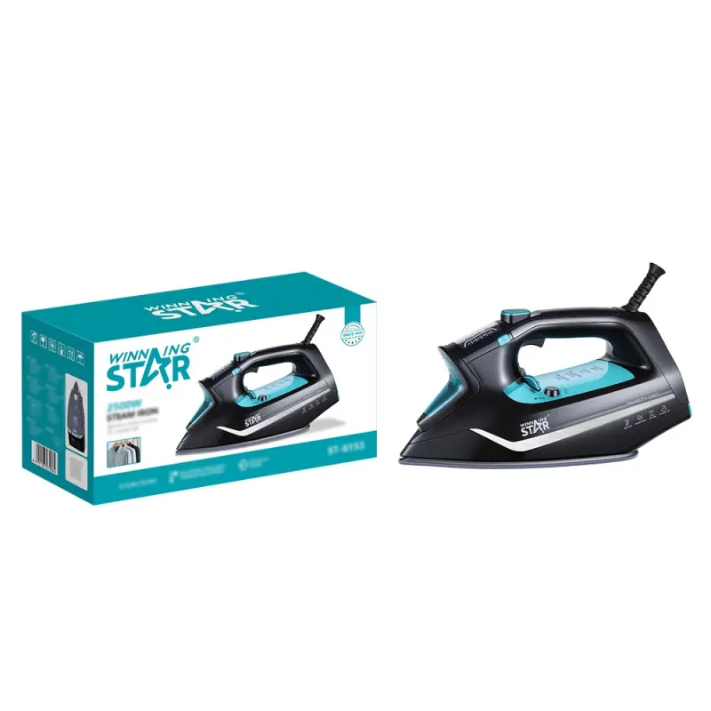 WINNING STAR STEAM IRON 2500W SMART TEMPERATURE ST-6153 ( 1 YEAR FULL WARRANTY ) 