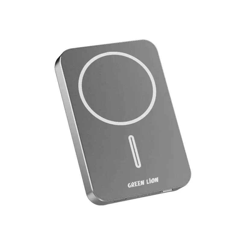 GREEN LION METZ MAGSAFE 10000MAH POWERBANK - GRAY GNMZMG10PBGY