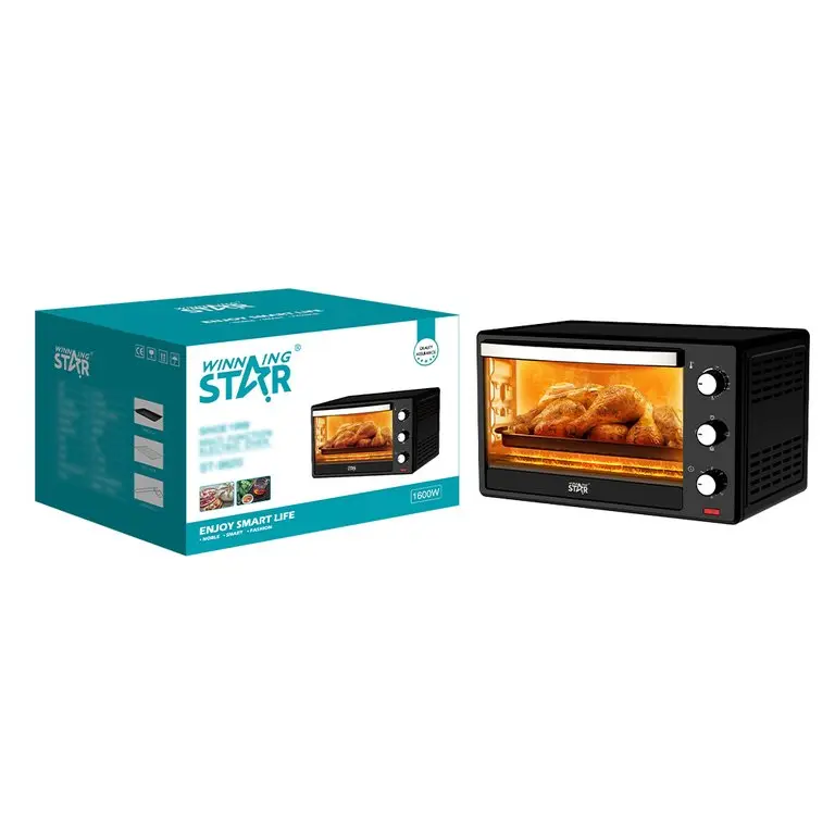 WINNING STAR ELECTRIC OVEN 38L 1600W ST-9620 MADE IN CHINA ( 1 YEAR FULL WARRANTY )