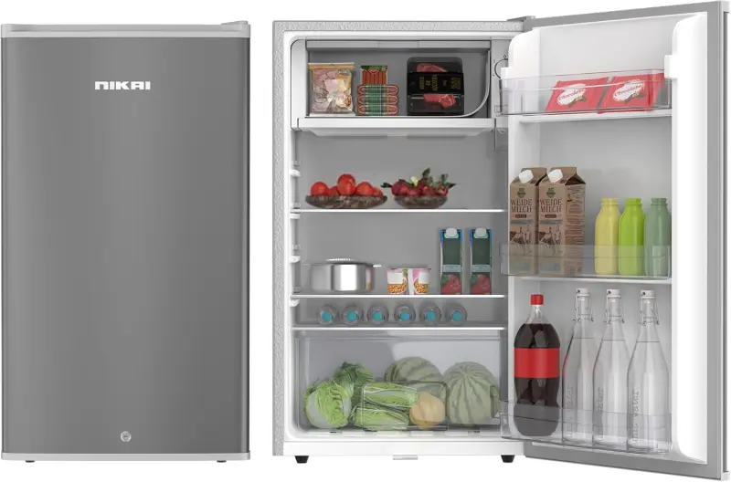 NIKAI REFRIGERATOR 130L SILVER COLOR NKNRF130SS1
