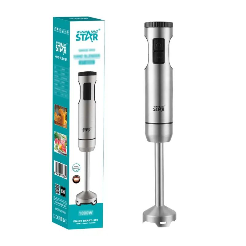 WINNING STAR HAND BLENDER STEEL 1000W ST-6550 MADE IN CHINA ( 1 YEAR WARRANTY  )
