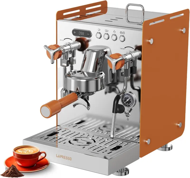 LEPRESSO COFFEE MACHINE DUAL BOILER 3100W 15 BAR 1.6L LPCFFM0029
