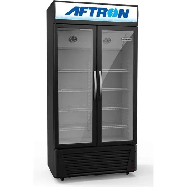 AFTRON SHOWCASE CHILLER 680 LTR D/DOOR AFSC680F