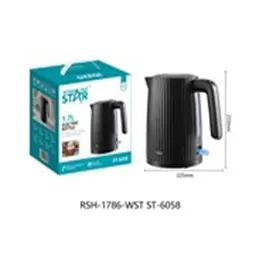 WINNING STAR KETTLE PLASTIC 1.7L 2000W ST-6058 MADE IN CHINA ( 1 YEAR WARRANTY )