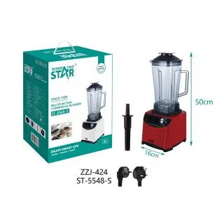 WINNING STAR BLENDER 2L 800W ST-5548-S MADE IN CHINA ( 1 YEAR FULL WARRANTY )