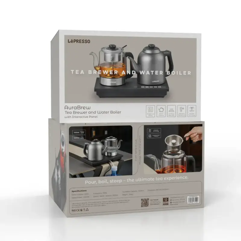 LEPRESSO TEA BREWER AND WATER BOILER LPCFFAB0032GY