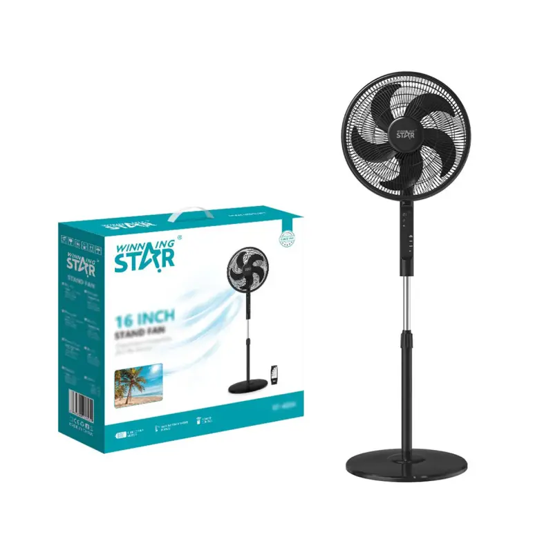 WINNING STAR STAND FAN WITH REMOTE 16" ST-4204 MADE IN CHINA ( 1 YEAR FULL WARRANTY )