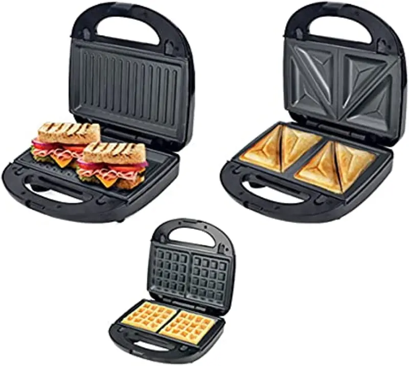 CLIKON SANDWITCH MAKER 3 IN 1 750W CK2442 MADE IN CHINA ( 2 YEAR FULL WARRANTY )