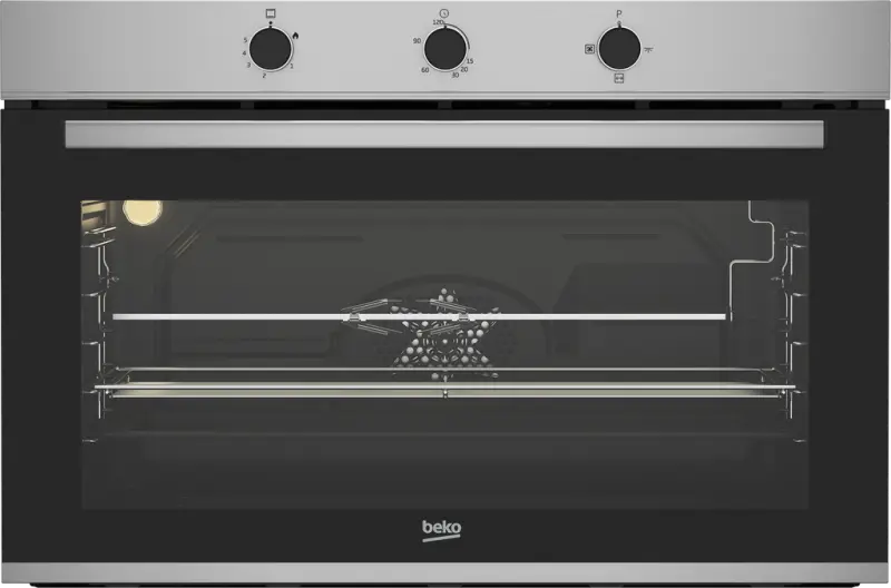 BEKO BI GAS OVEN 90CM 96LTR BBWHT12106XS MADE IN TURKEY ( 1 YEAR FULL WARRANTY )