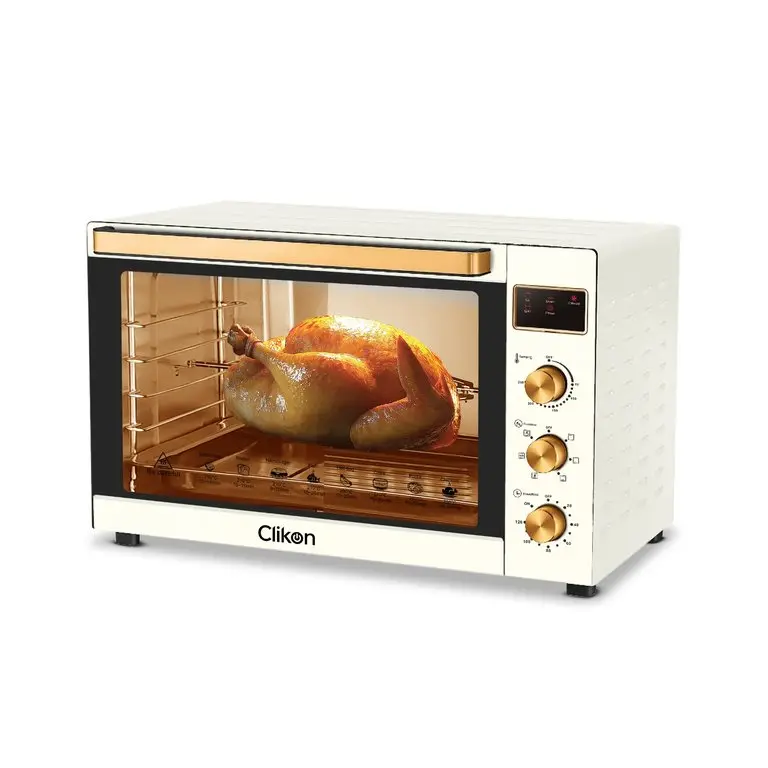 CLIKON ELECTRIC OVEN 120L TOASTER OVEN WITH ROTISSERIE & CONVENTION AND LAMP 2800W CK4363