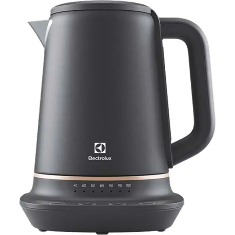 ELECTROLUX KETTLE E7EK1-60BP W/TEMPERATURE CONTROL 1.7Ltr. BLACK