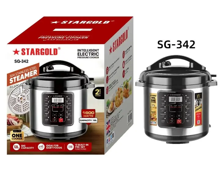 STARGOLD PRESSURE COOKER 12L SG-342