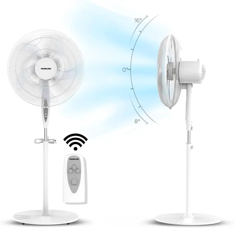 NIKAI STAND FAN 16" WITH REMOTE NKNPF1634RT