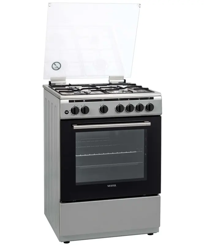 VESTEL GAS COOKER 60 X 60 TURKEY FULL SAFETY F66G40X