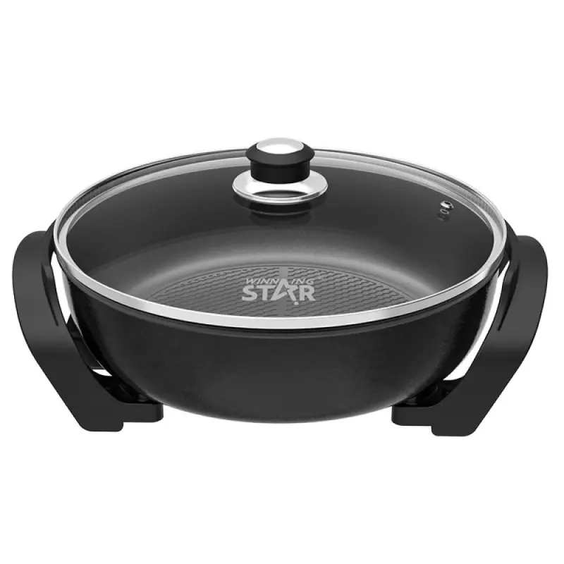WINNING STAR ELECTRIC FRYING PAN 30CM 1500W ST-9675 MADE IN CHINA ( 1 YEAR FULL WARRANTY )