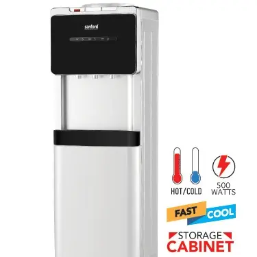SANFORD WATER COOLER 3 TAB WITH REFRIGERATOR SF1416WD MADE IN CHINA ( 2 YEAR FULL WARRANTY )