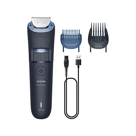 Beard Trimmer 3000 Series Beard grooming with full metal blades BT3665/15