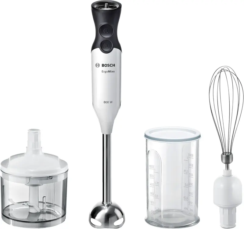 BOSCH HAND BLENDER WITH WISK AND CHOPPER 800W MS6CA4150GMADE IN SLOVENIA ( 1 YEAR FULL WARRANTY )