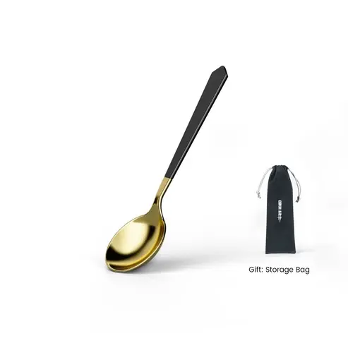 MHW-3BOMBER CUPPING SPOON BLACK GOLD