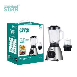 WINNING STAR BLENDER 1.5L 350W ST-5572 MADE IN CHINA ( 1 YEAR FULL WARRANTY )