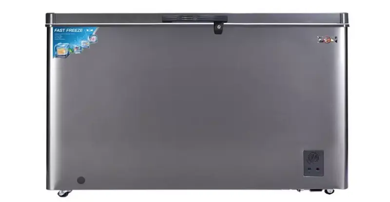 ZEN CHEST FREEZER 300L GREY COLOR ZCFS300 MADE IN CHINA ( 1 YEAR FULL WARRANTY )