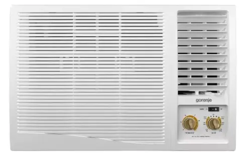 GORENJE WINDOW AC 1.5 TON GAW-18UMP3 WARRANTY FULL 1 YEARS & 5 YEARS COMPRESOOR (T1) 17200Btu/h - (T3) 14300Btu/h