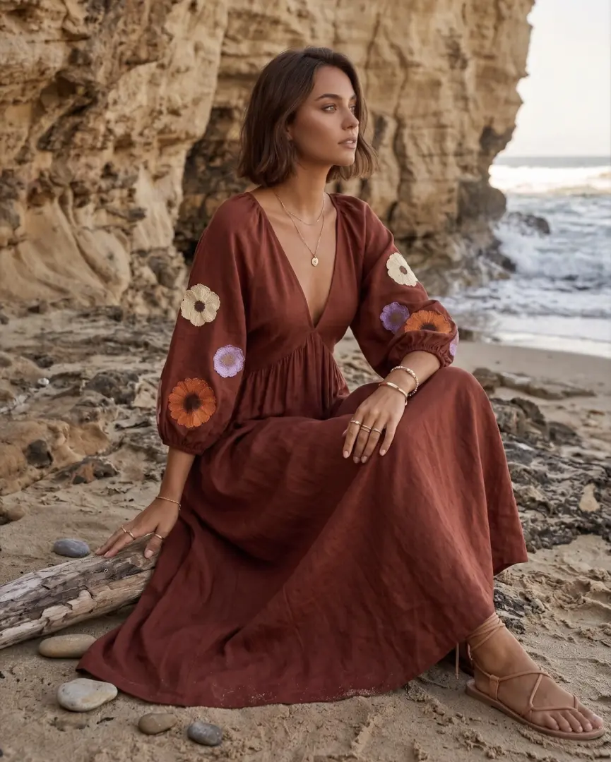 Sienna Bloom Maxi Dress