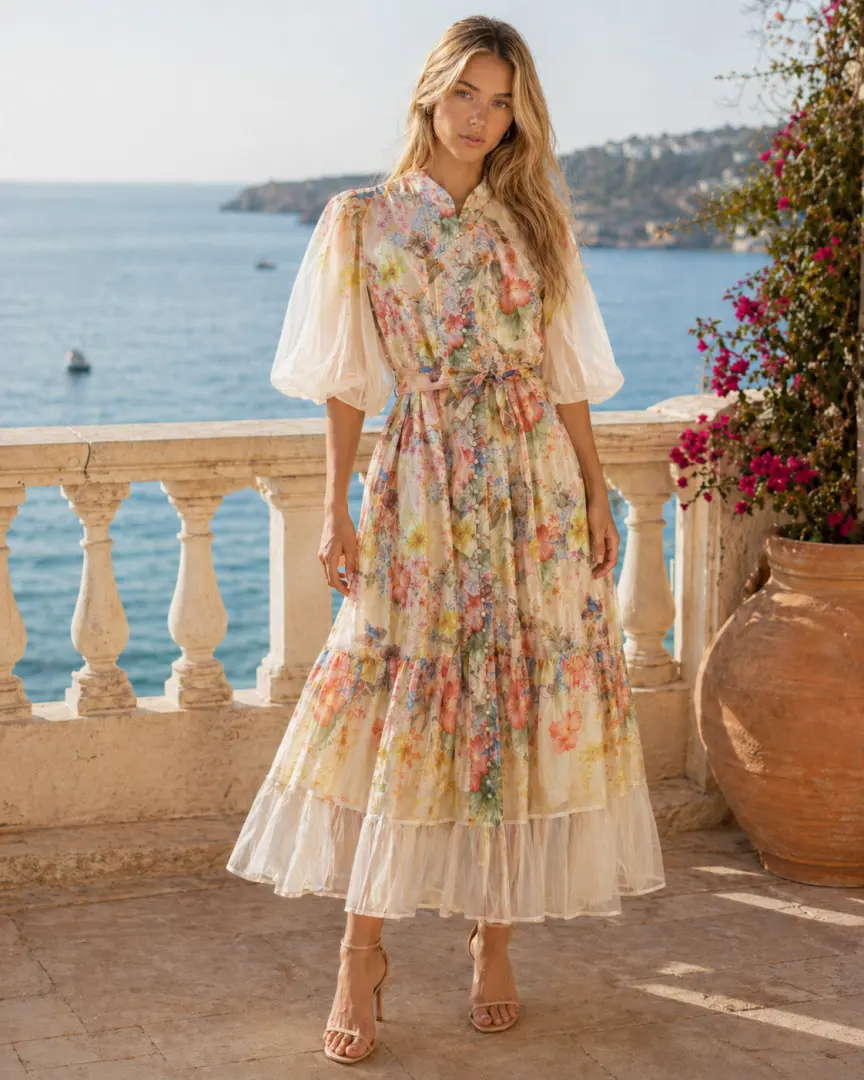 Sunset Garden Dress