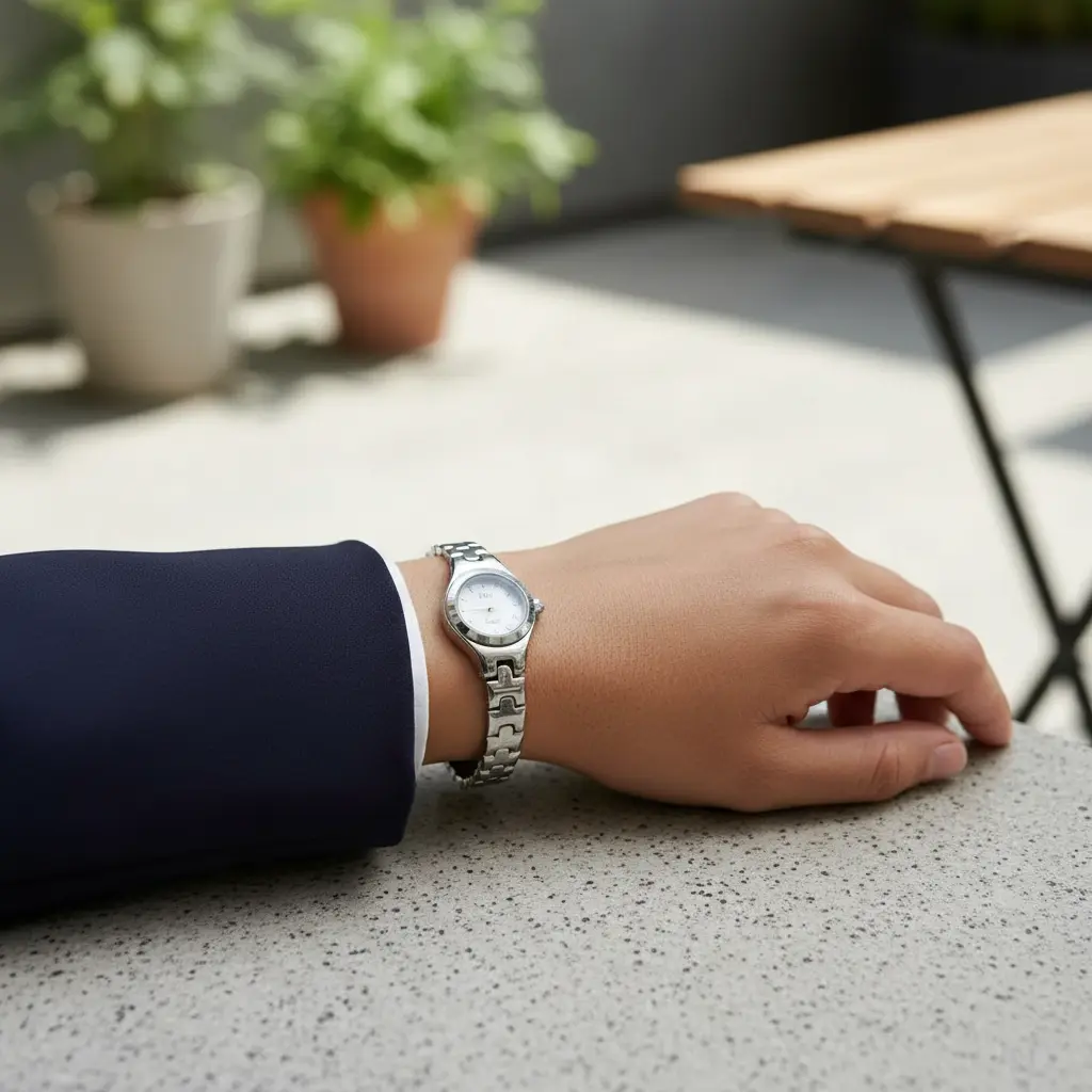 Small Silver Pirogo Watch