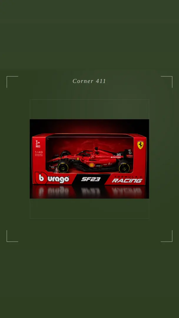 مجسم سيارة فراري F1 رقم 16❤️