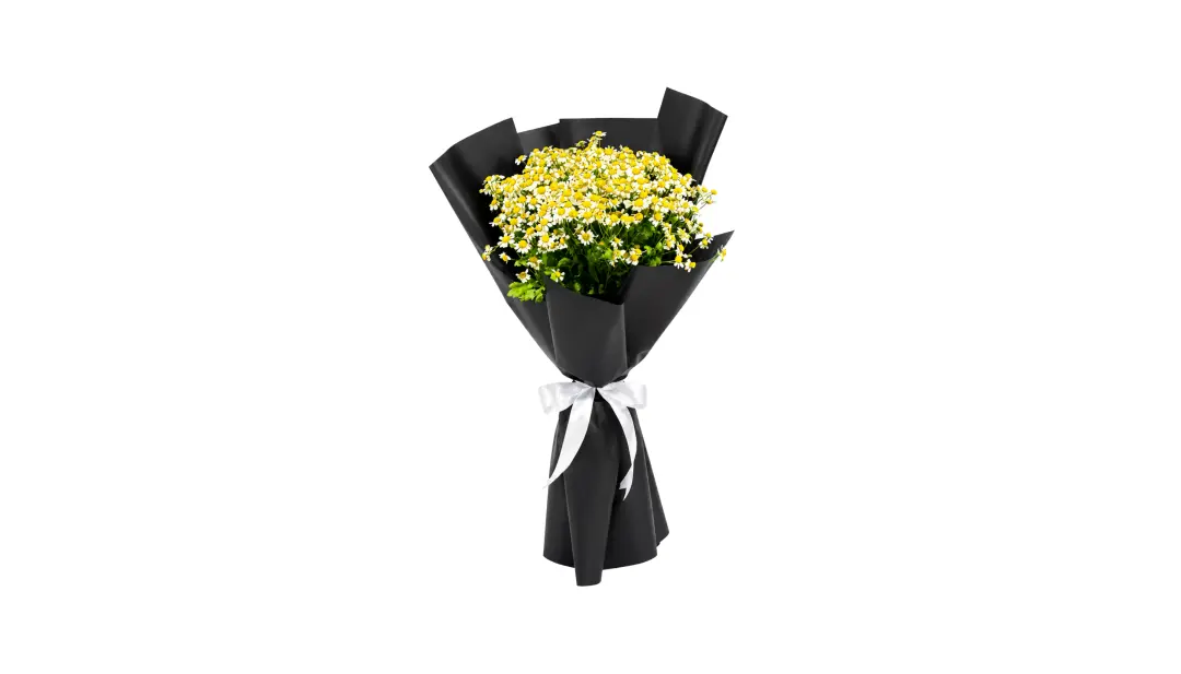 Daisy Bouquet (Black Wrap)