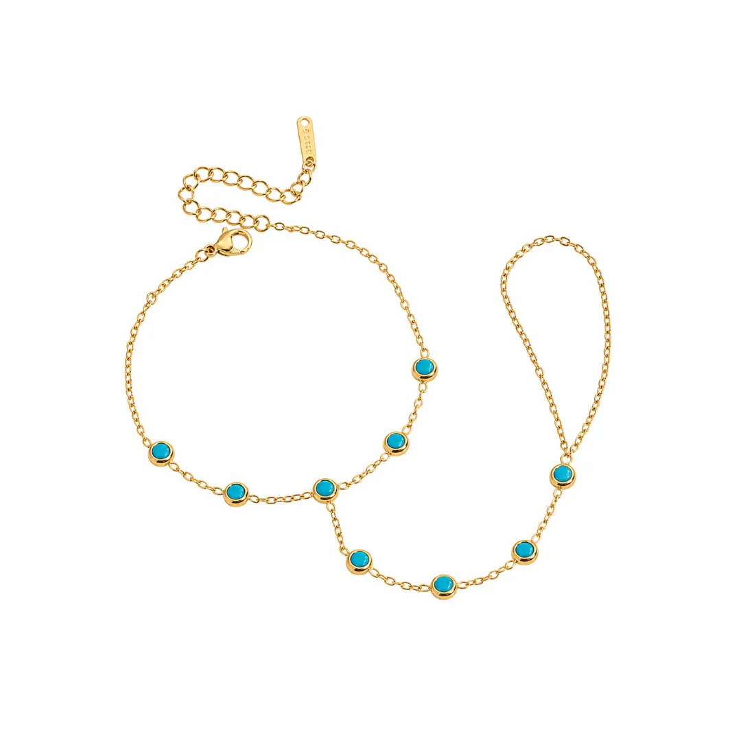 Turquoise Hand Chain