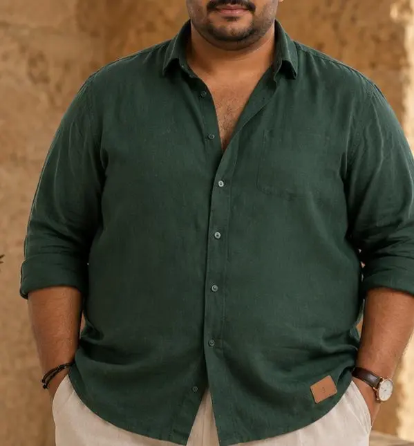 DARK GREEN SHIRT