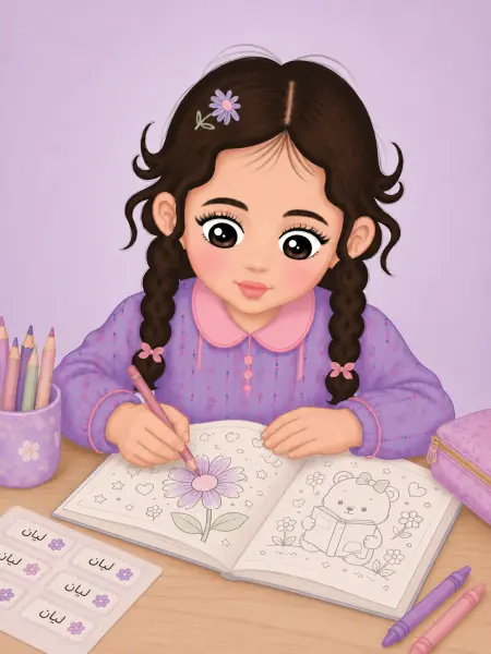 دفاتر تلوين