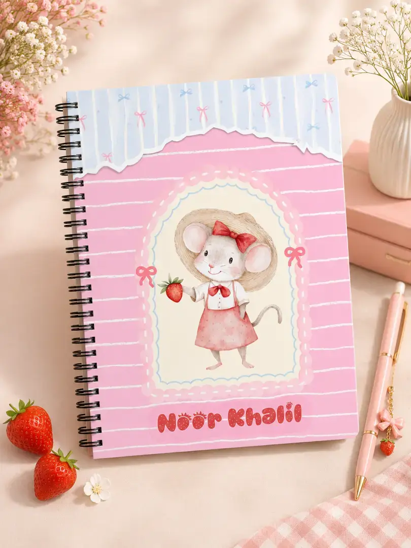 دفتر بثيم Berry cute mouse