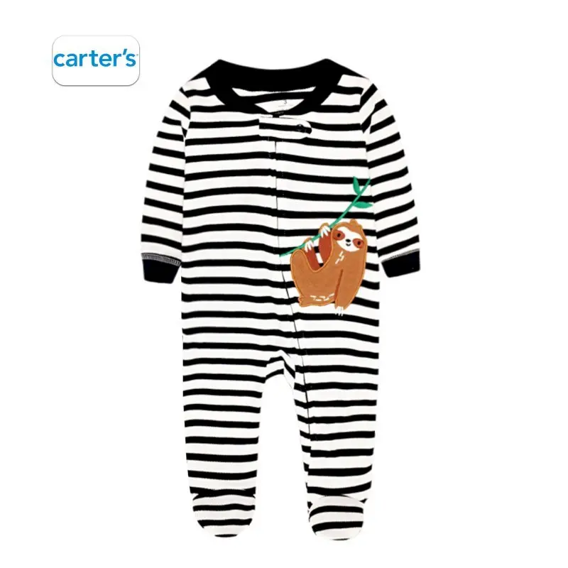 بيجامة نوم كارتر بألوان أسود وأبيض كوالا