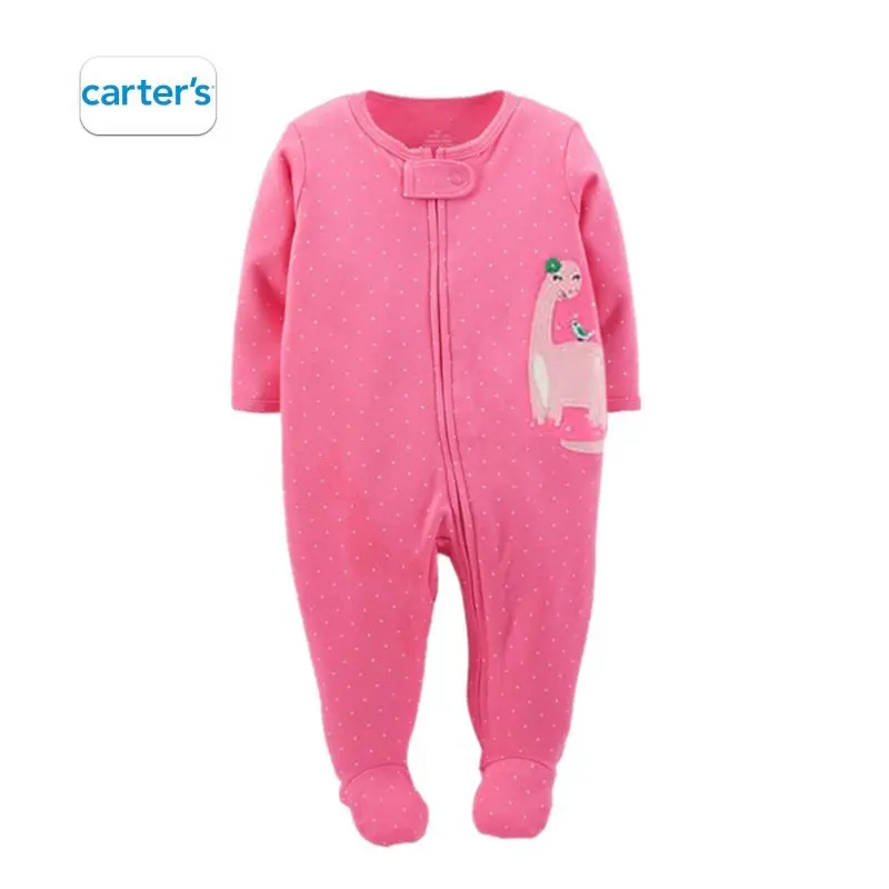 CARTER'S بيجامة ديناصور وردي