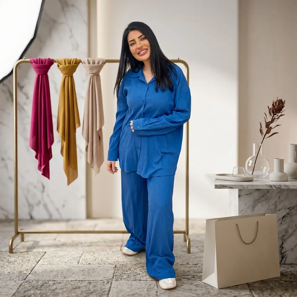 Blue - Two Piece Outfits