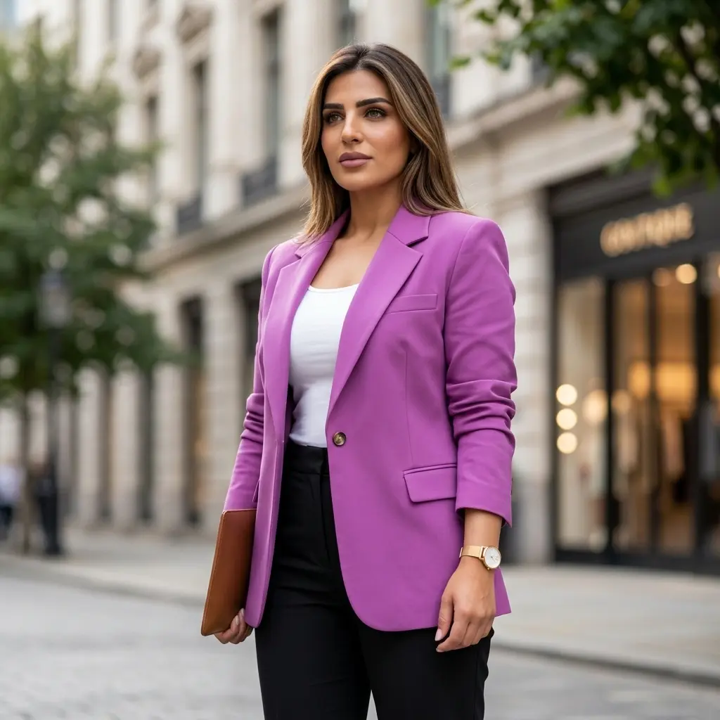 Orchid Color Blazer