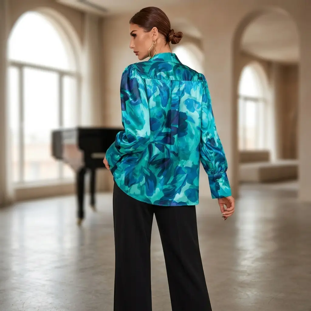 Blue Pattren Shirt