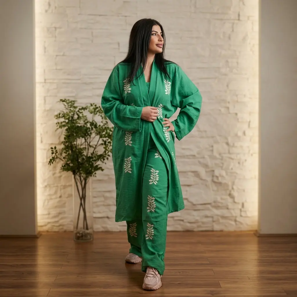 Green - Three Piece Outfits