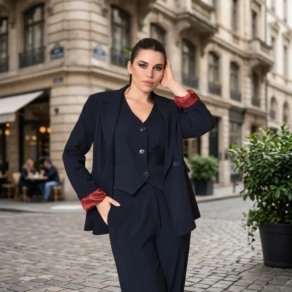 Navy Blue Vest - MR0126-05