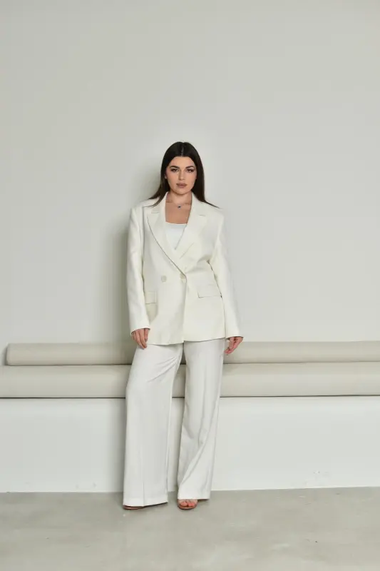 Off White Elegant Two Pieces Outfits