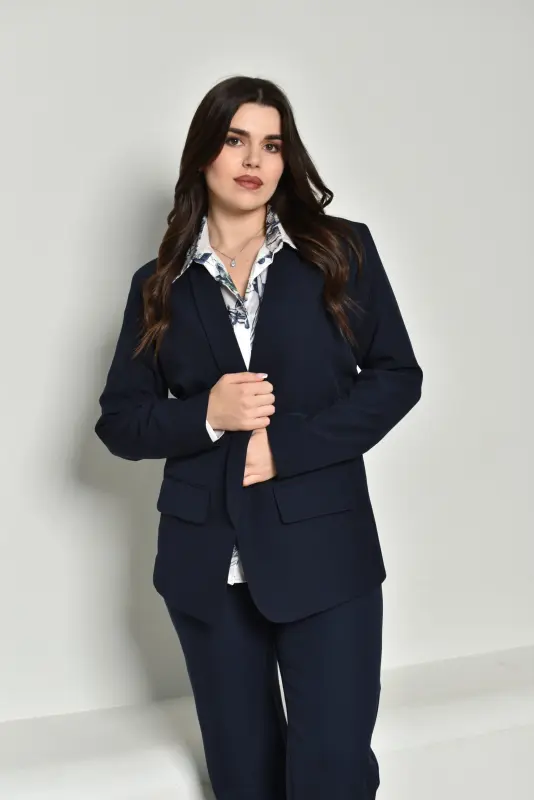 Navy Blue Two Pieces outfits ME12